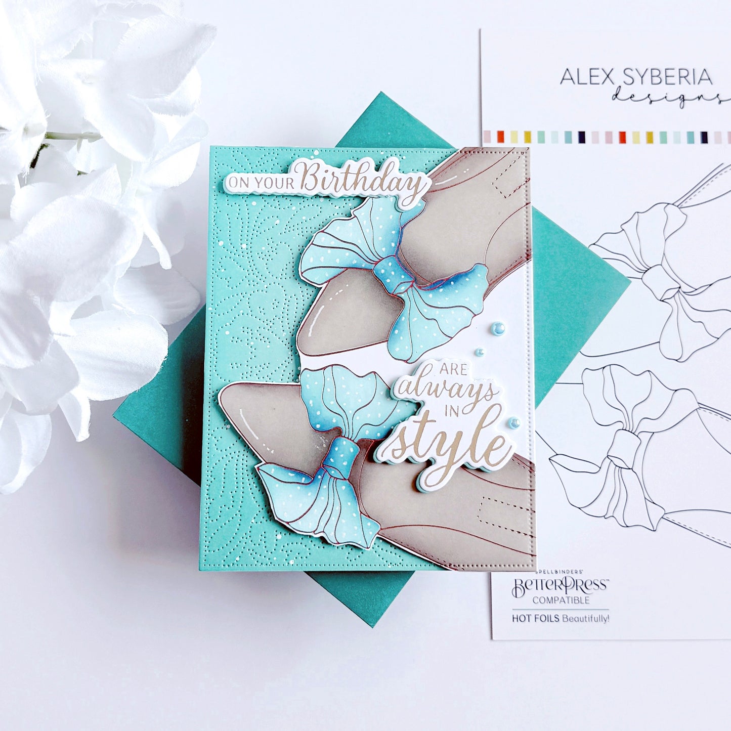 Bow Shoes Stencil Set