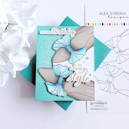 Bow Shoes Stencil Set