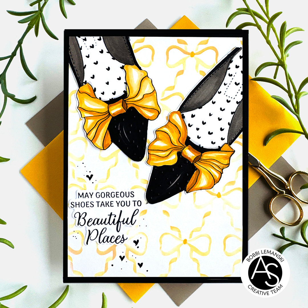 Chic Bows Stencil Set