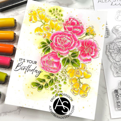 Birthday Bouquet Stamp Set