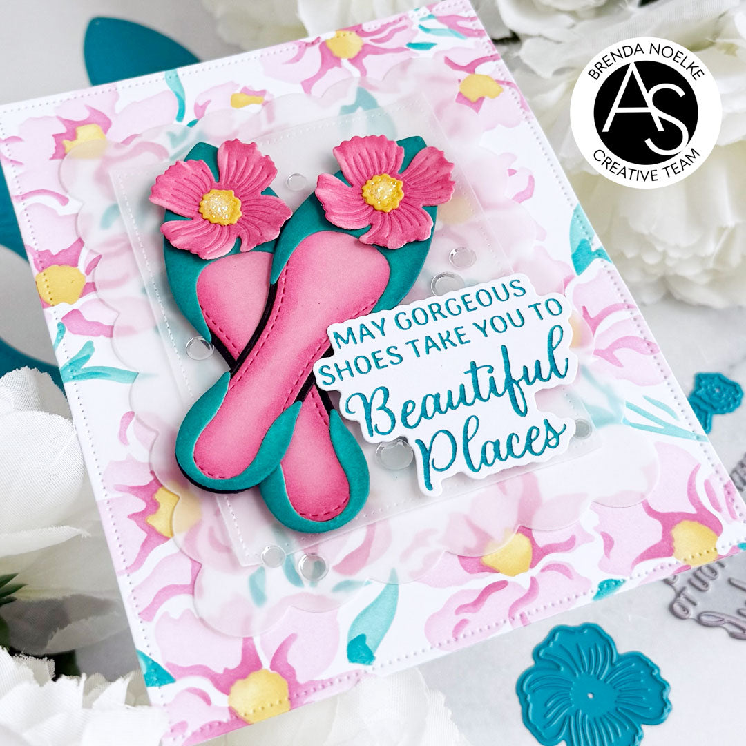 Shoes Sentiments Press Plate & Die Set