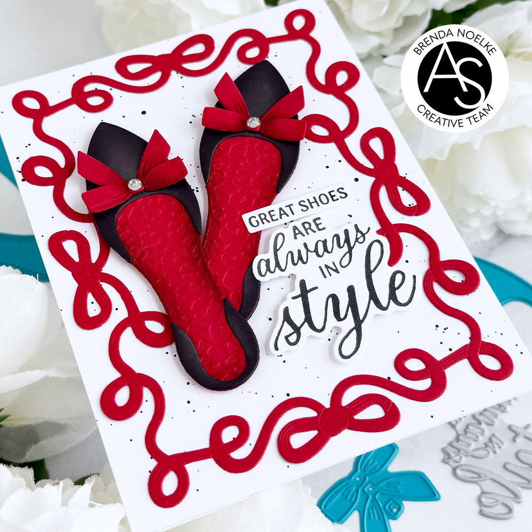 Shoes Sentiments Press Plate & Die Set