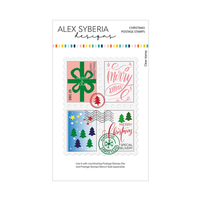 Christmas Postage Stamps Stamp Set 4*6