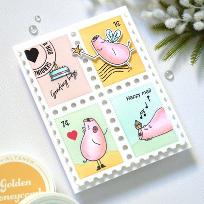 Hog Happy Day Stamp Set