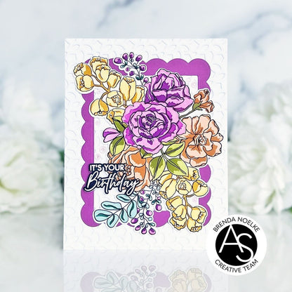 Birthday Bouquet Stencil Set