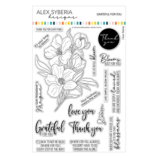 Grateful for You Stamp Set