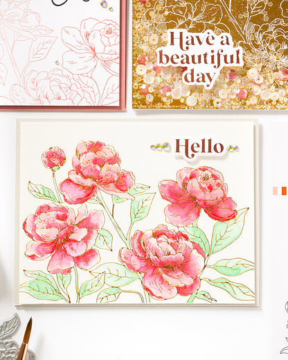 Essential Sentiments Press Plate & Die Set