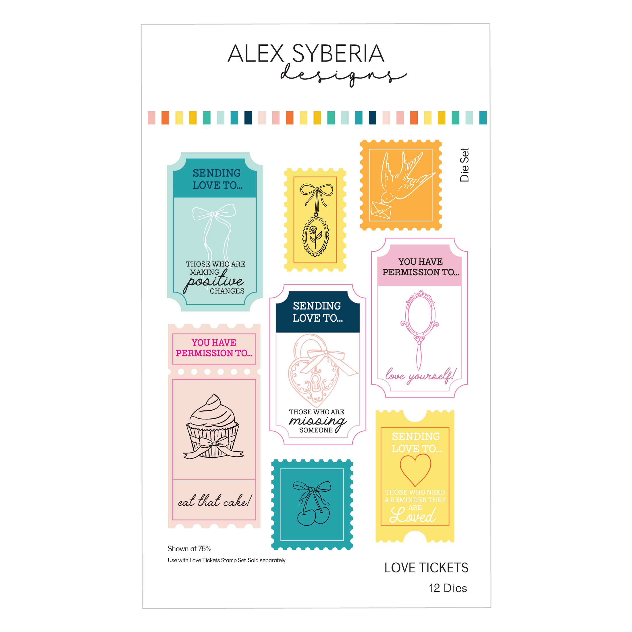 Love Tickets Die Set – Alex Syberia Designs