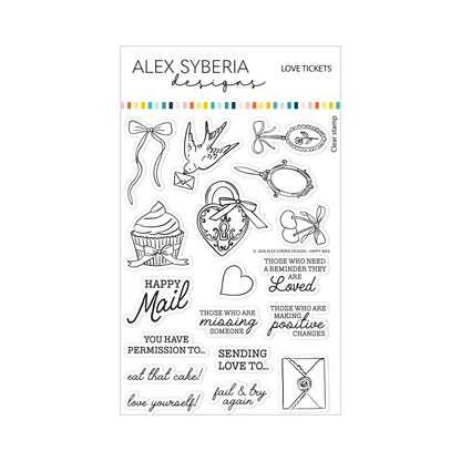 Love Tickets Stamp Set