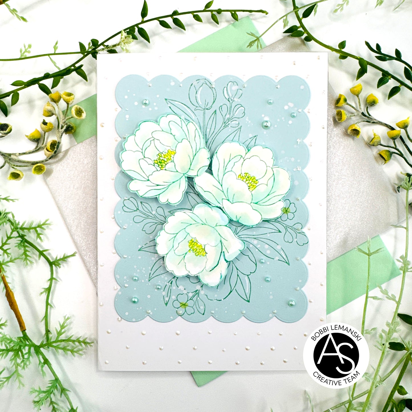 Lush Peony Bouquet Press + Hot Foil Plate & Stencil Bundle