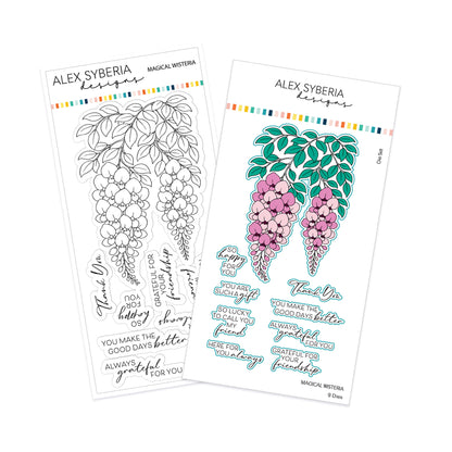 Magical Wisteria Stamp & Die Bundle