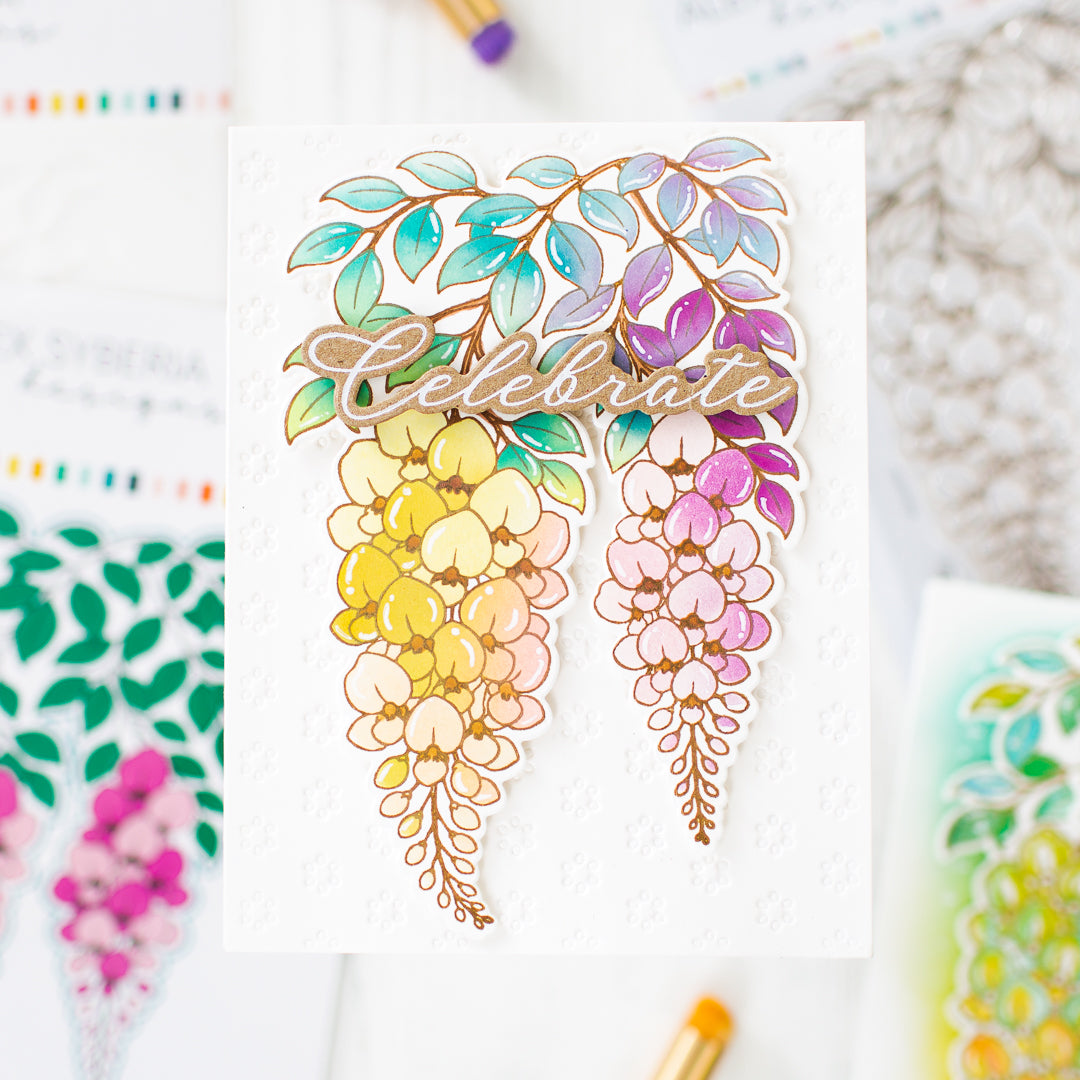 Magical Wisteria Stamp & Die Bundle