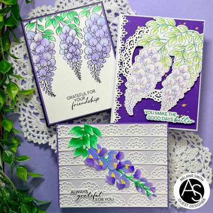 Magical Wisteria Stamp & Die Bundle