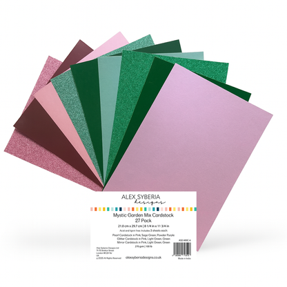 Mystic Garden Mix Cardstock 27 Pack