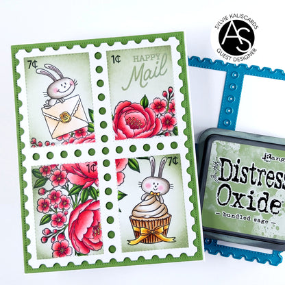 Peony Corners Stamp, Die & Stencil Bundle