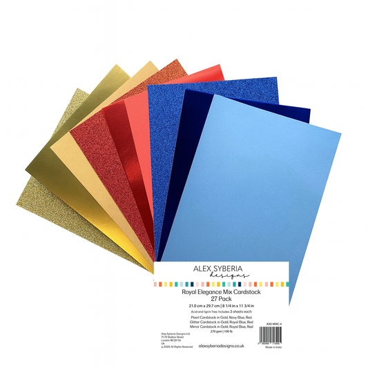 Royal Elegance Mix Cardstock 27 Pack