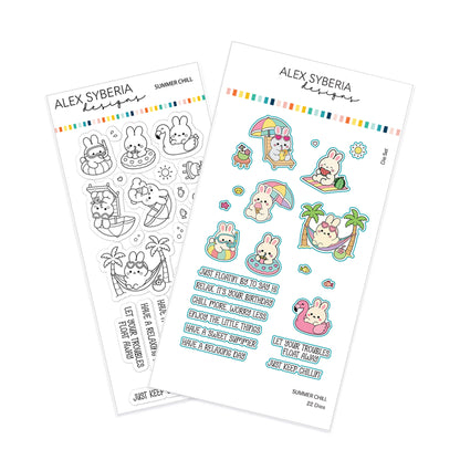 Summer Chill Stamp & Die Bundle