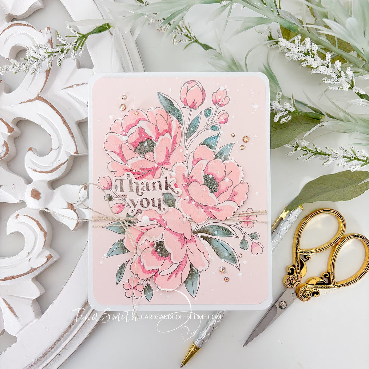 Lush Peony Bouquet Press + Hot Foil Plate & Stencil Bundle