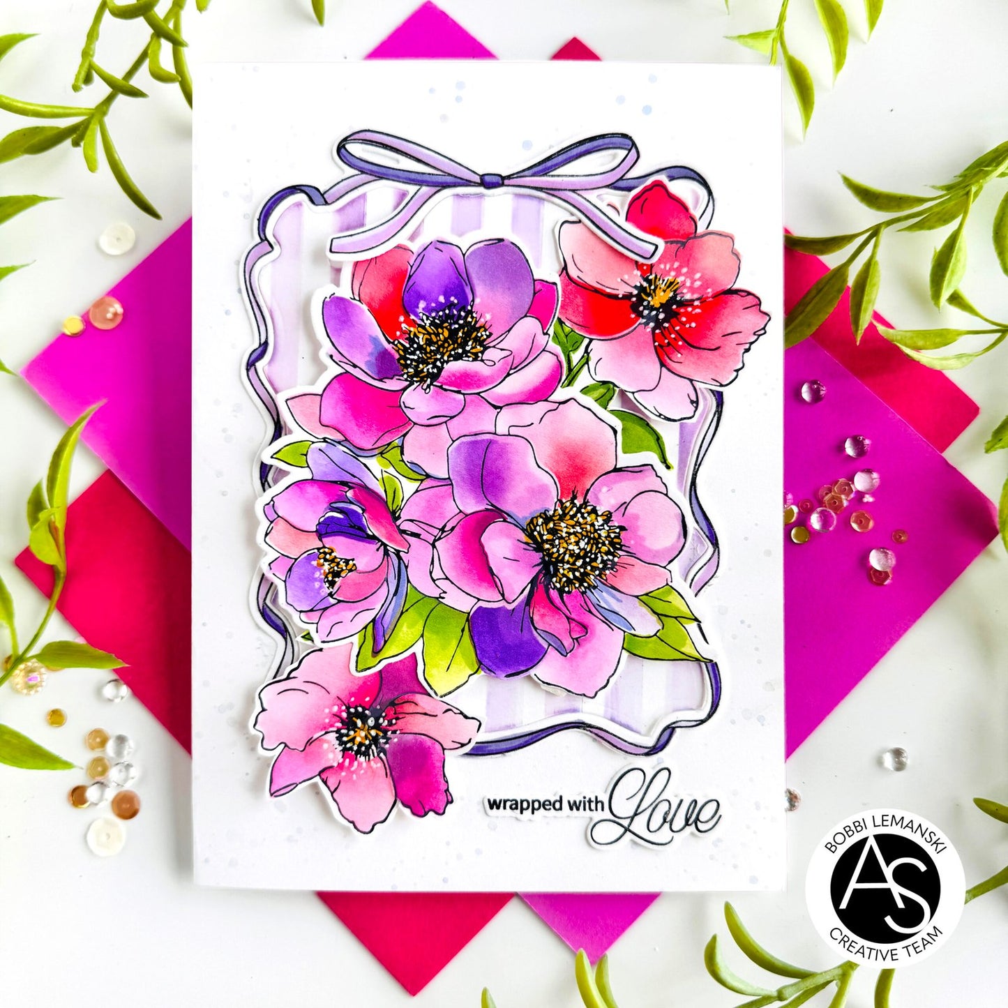 Hugs in Bloom Press/HotFoil Plate/Die Set & Stencil Set Bundle