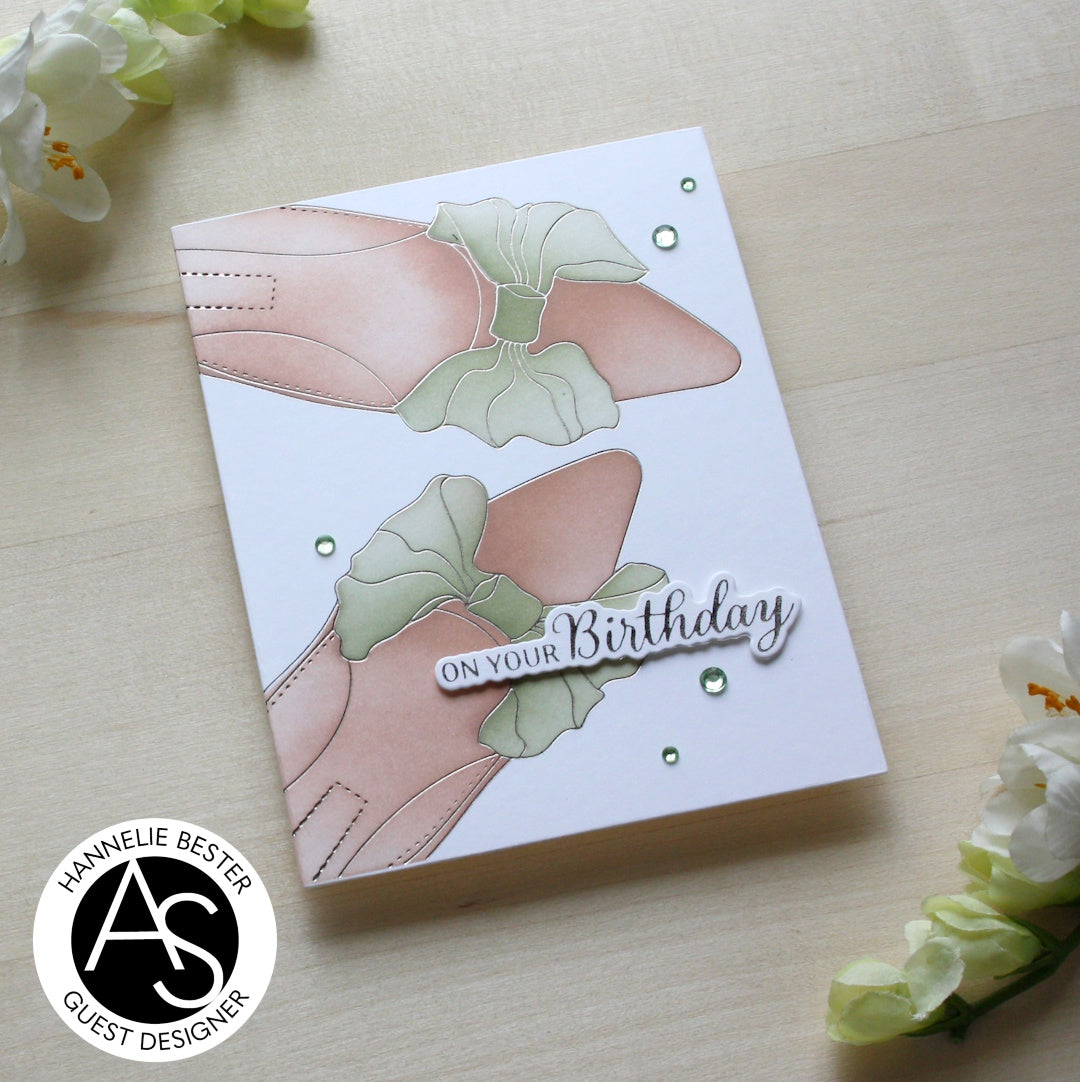 Bow Shoes Stencil Set