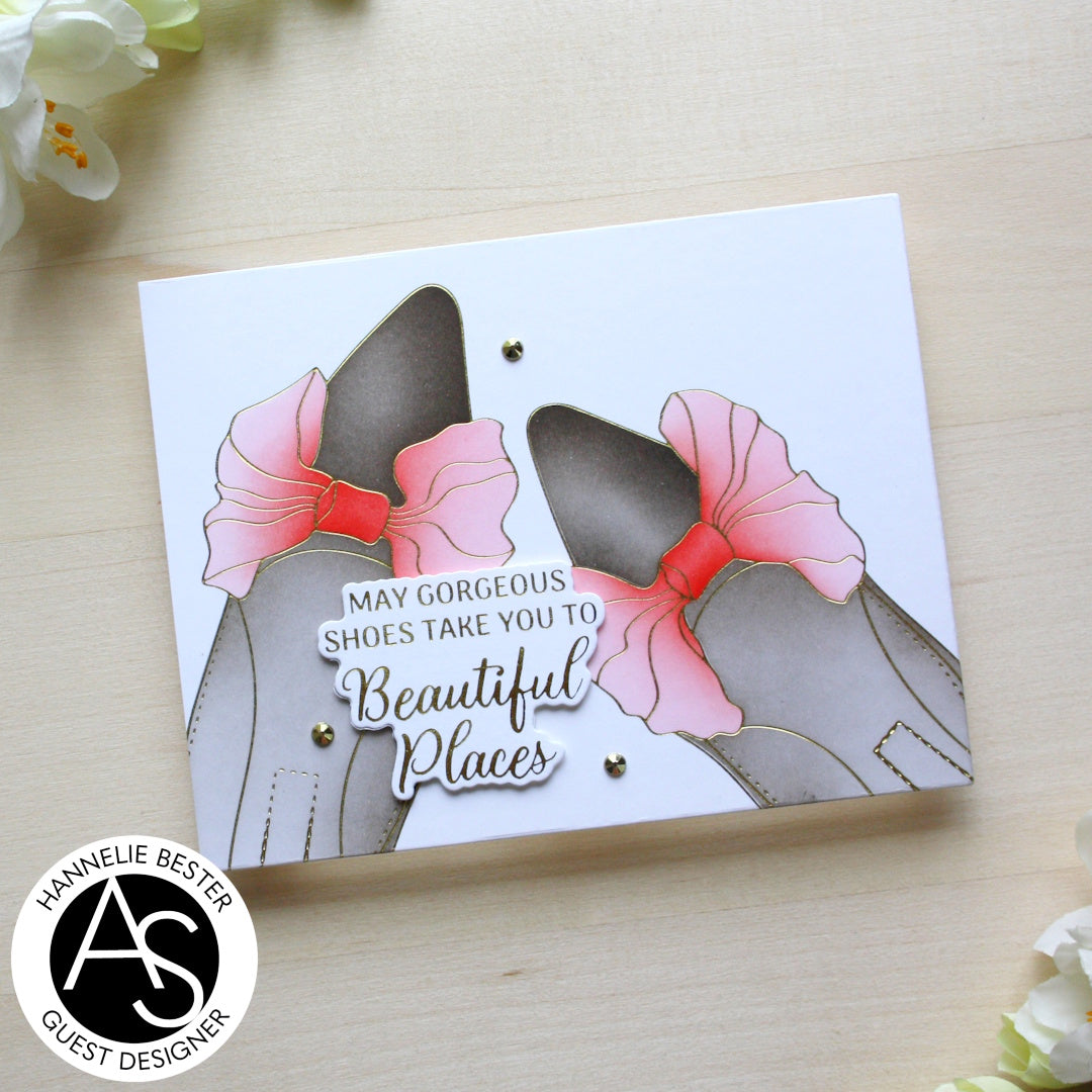 Bow Shoes Stencil Set