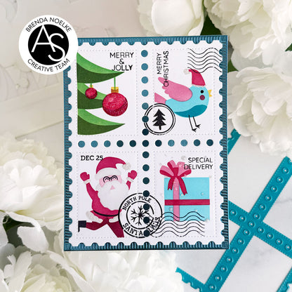 Christmas Postage Stamps Stamp Set 4*6