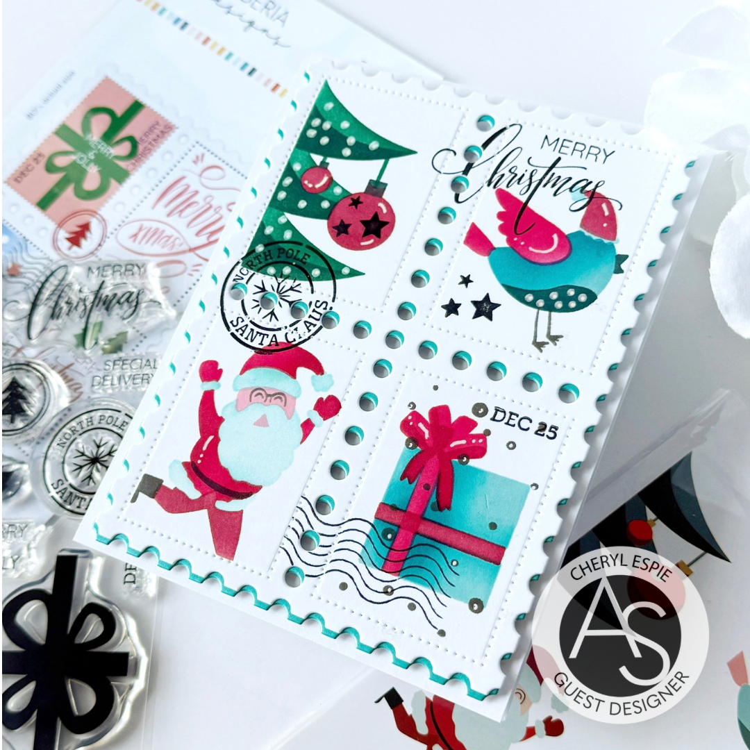 Christmas Postage Stamps Stamp Set 4*6
