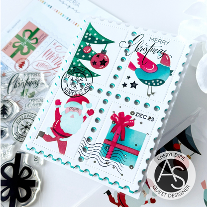 Christmas Postage Stamps Stamp Set 4*6
