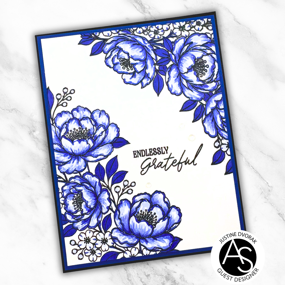 Peony Corners Stamp, Die & Stencil Bundle