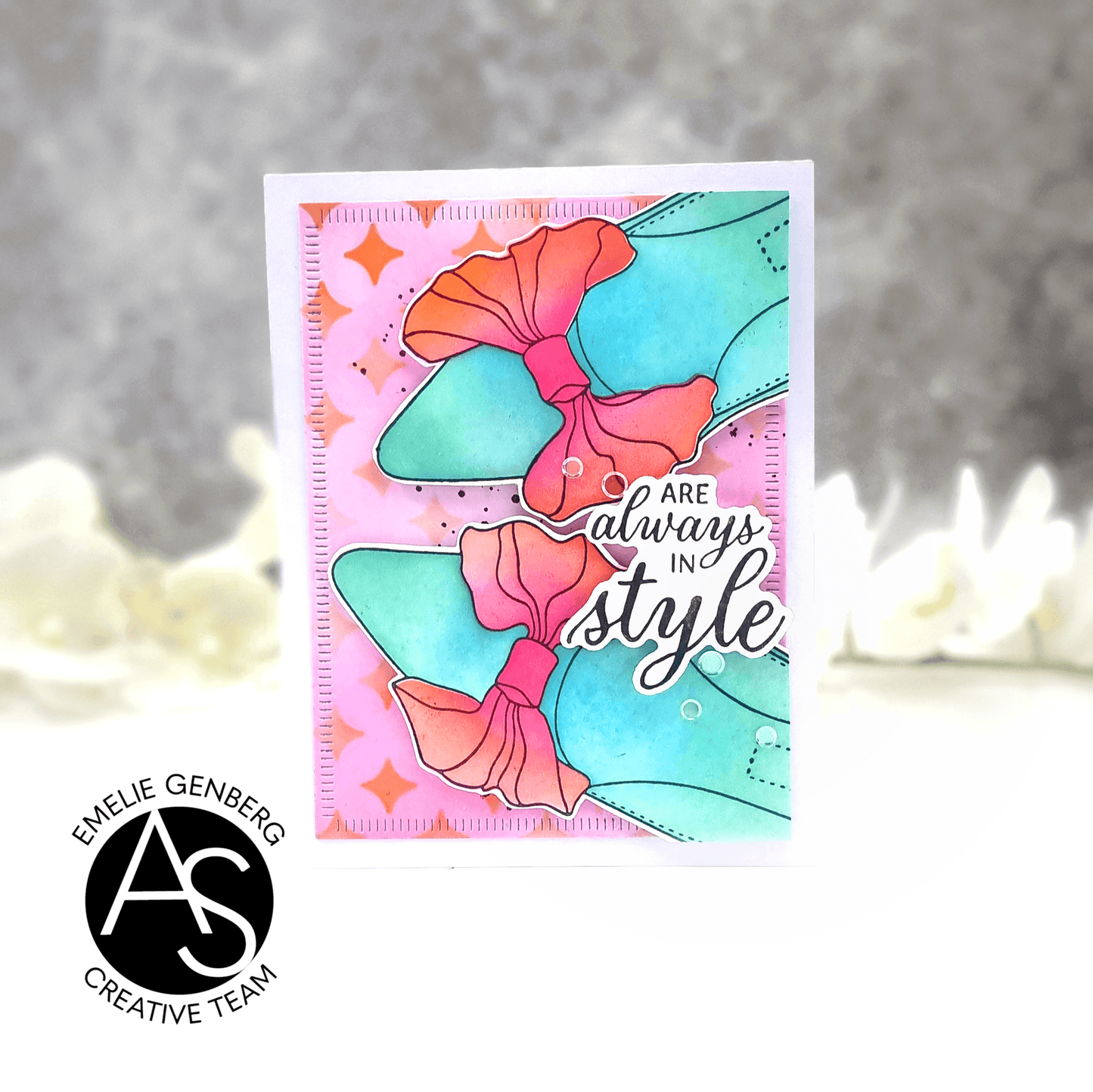 Bow Shoes Stencil Set