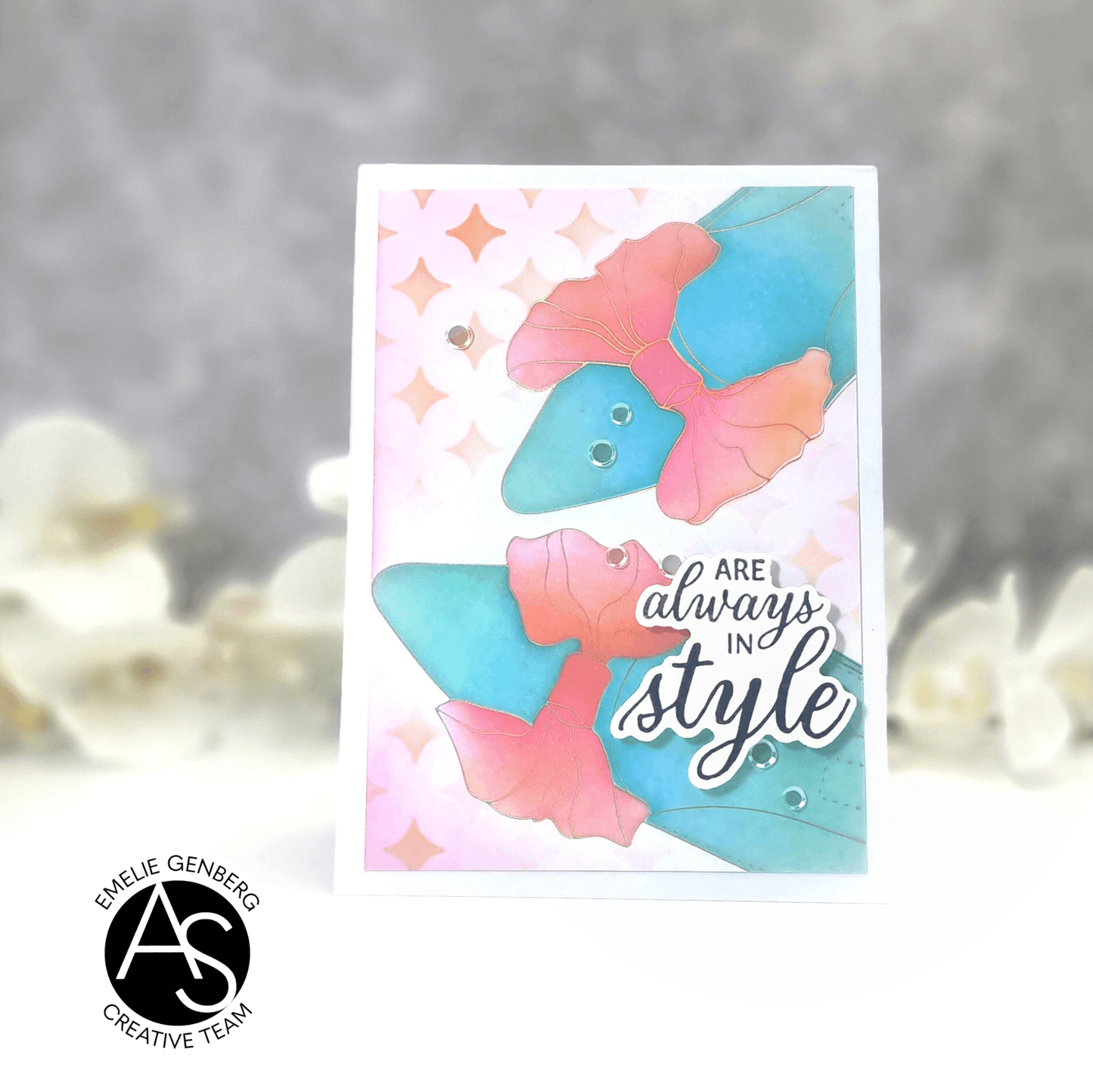 Bow Shoes Stencil Set