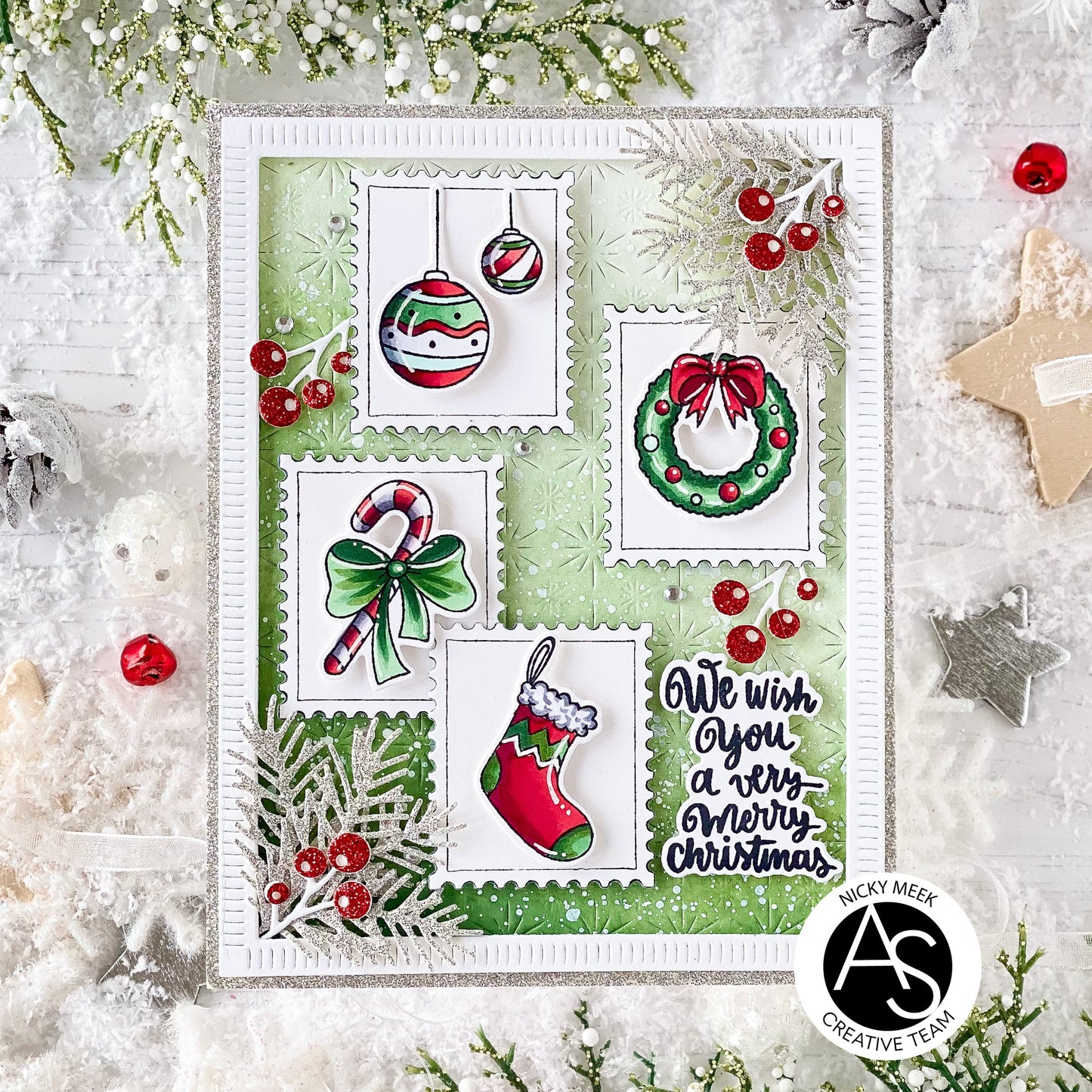Merry Mail Stamp Set