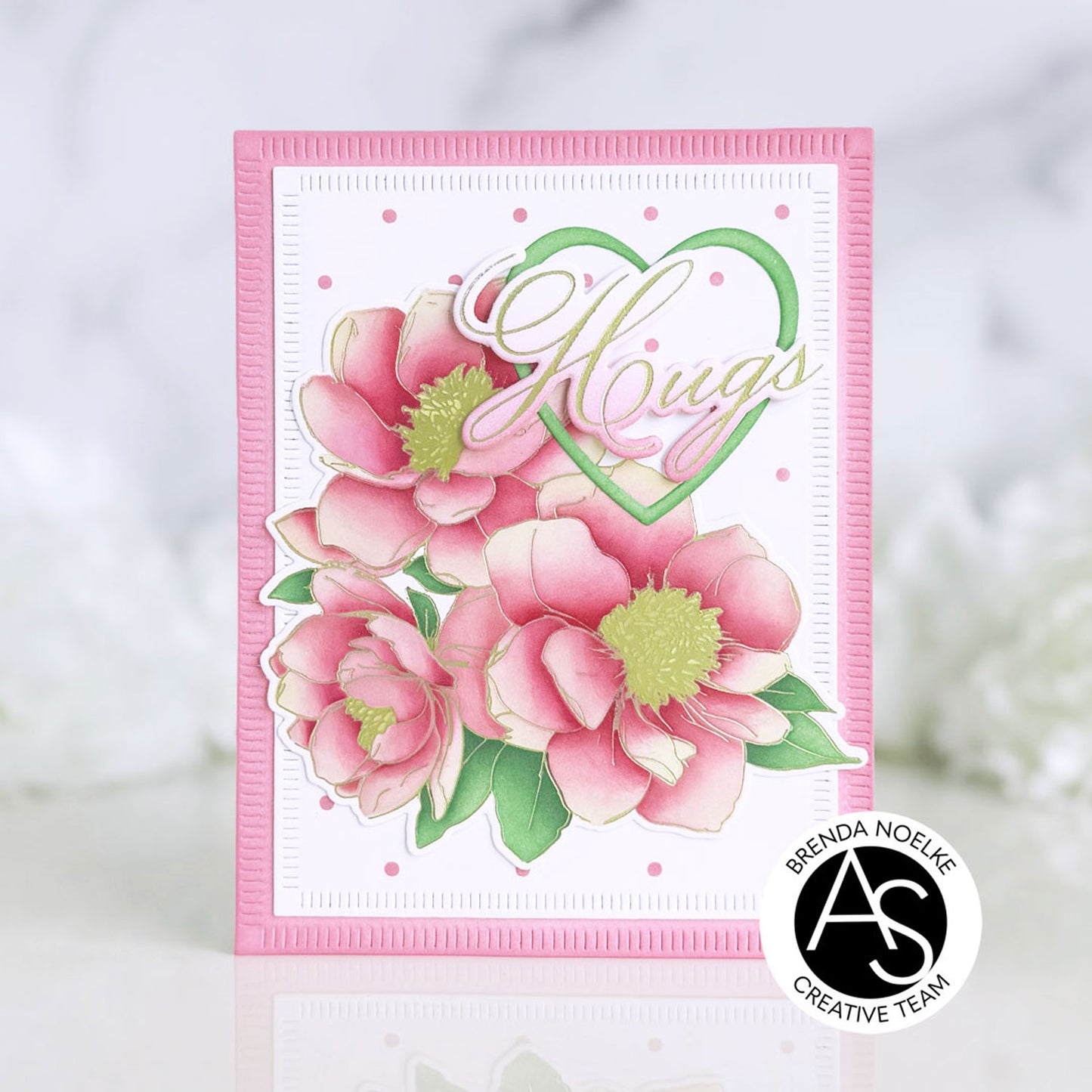 Hugs in Bloom Press Plate & Die Set