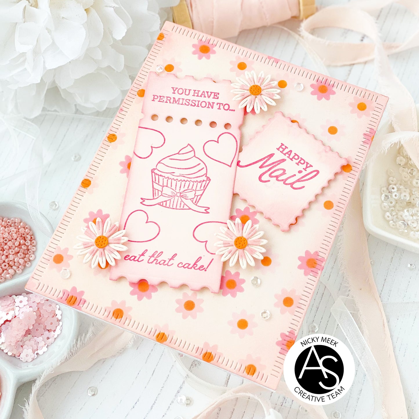 Tiny Flowers Stencil