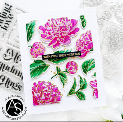 Gorgeous Peonies Stamp Set