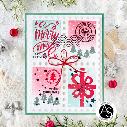 Christmas Postage Stamps Stamp Set 4*6