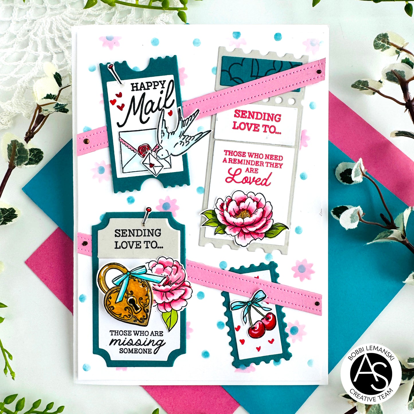 Love Tickets Stamp Die Bundle alex syberia designs cardmaking scrapbooking