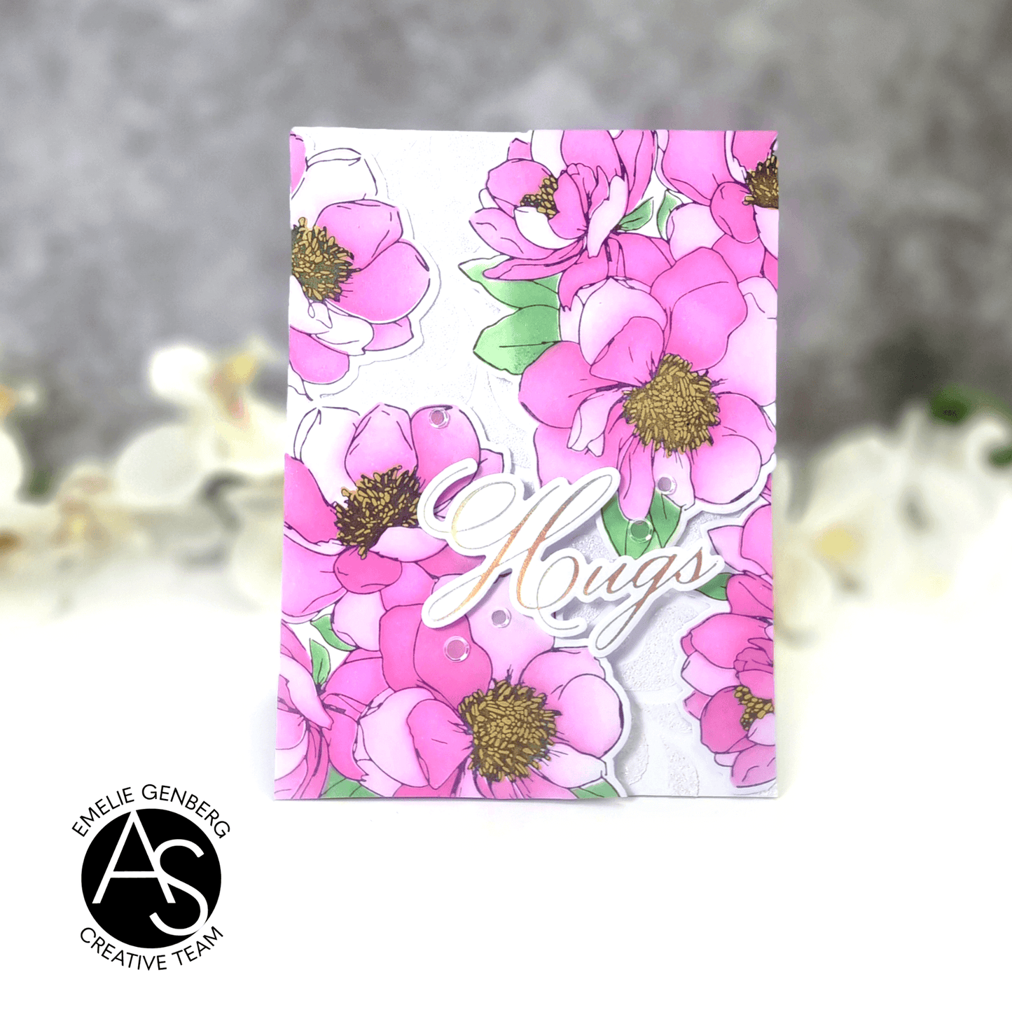 Hugs in Bloom Press Plate & Die Set