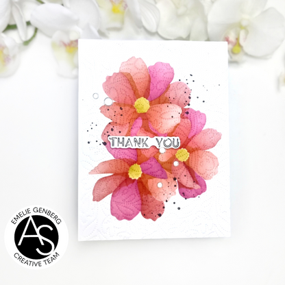 Minimalist Flowers Press Plate & Die Set & Stencil Bundle