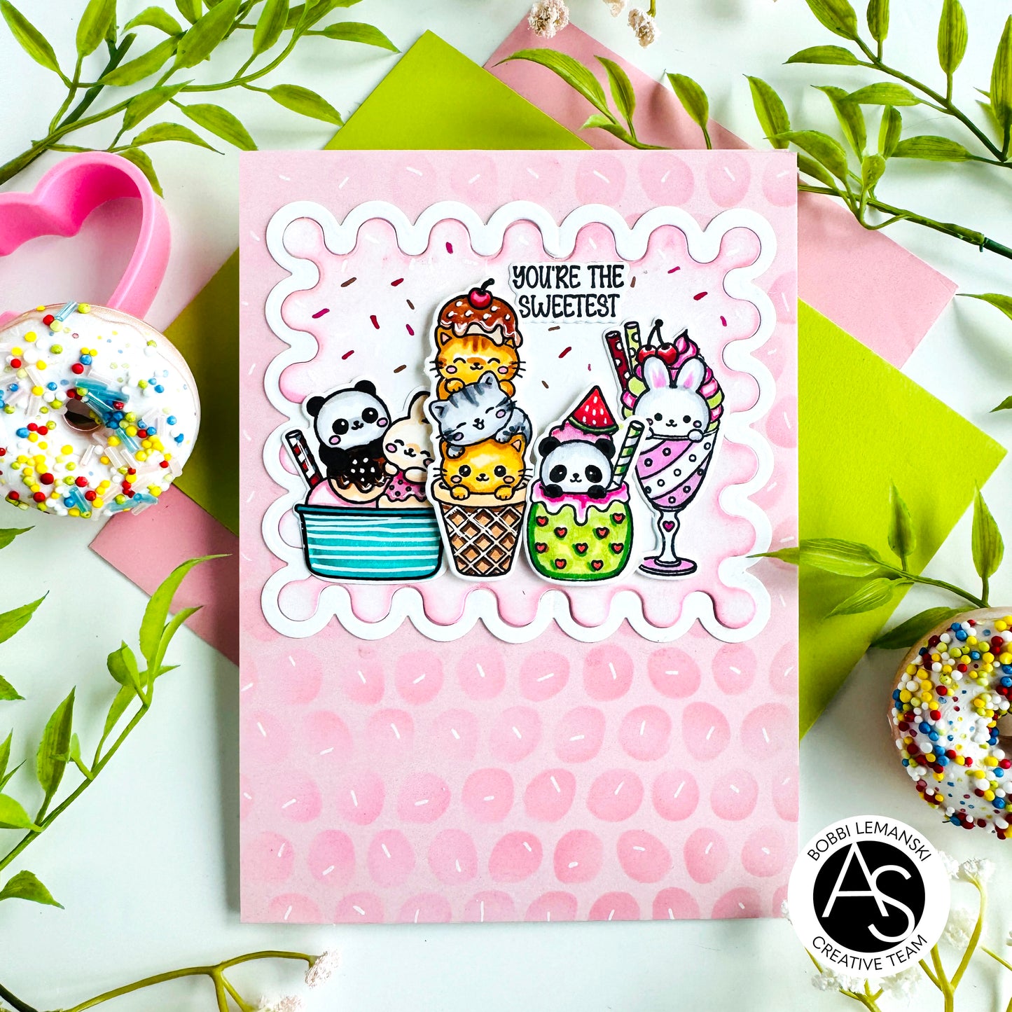 Whimsical Dots Stencil