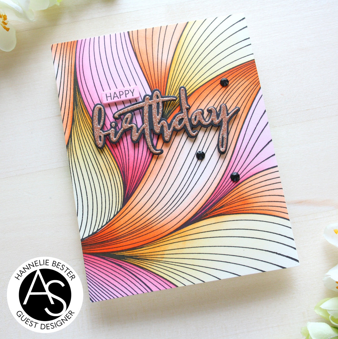 Abstract Floral Background Press Plate – Alex Syberia Designs, BetterPress System compatible, die-cutting, cardmaking supplies
