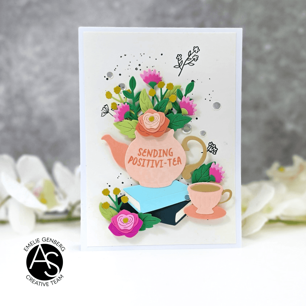 Tea & Books Die Set