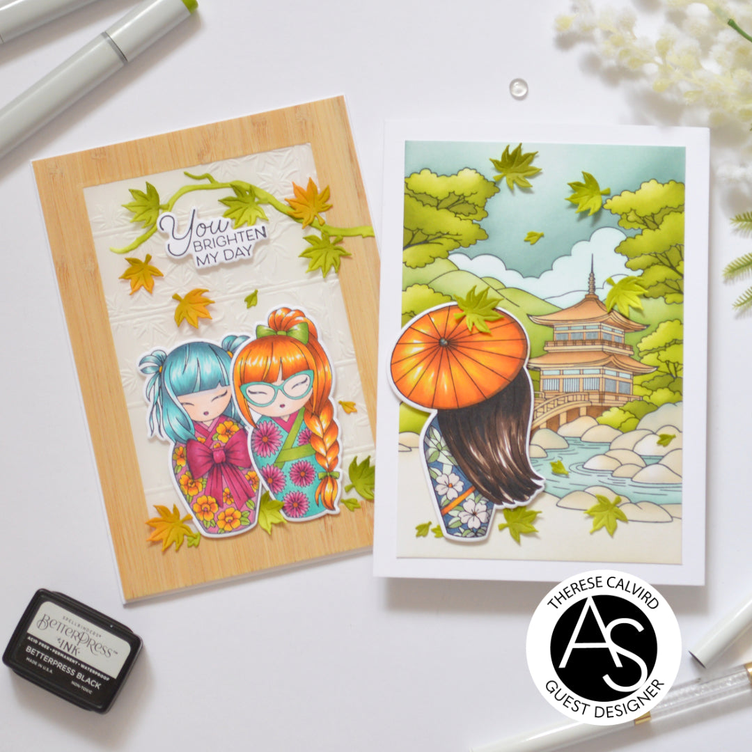 Autumn in Kyoto Clear Stamp Set by Alex Syberia