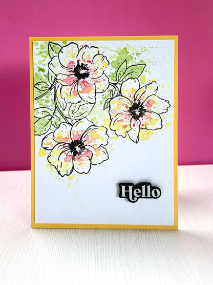 Floral Trio Press+Hot foil Plate