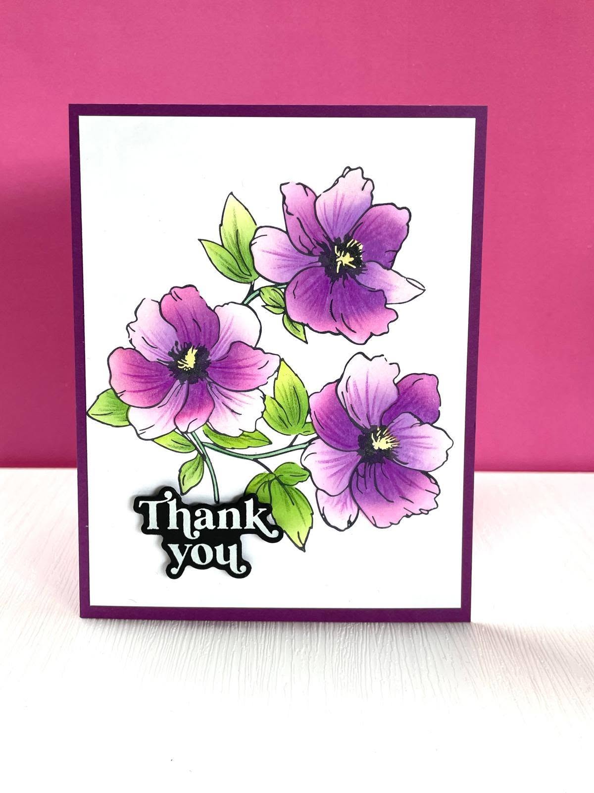 Floral Trio Press+Hot foil Plate