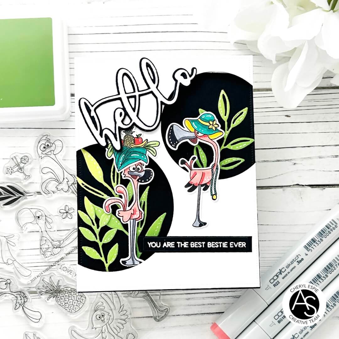 Paradise Birds Stamp Set