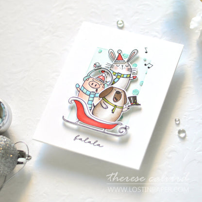 falala-friends-stamp-dies-alex-syberia-designs-gift-christmas-sentiments-coloring-hat-winter-cards-handmade-hot-foil-plates-tags-scrapbooking-cardmaking-rabbit