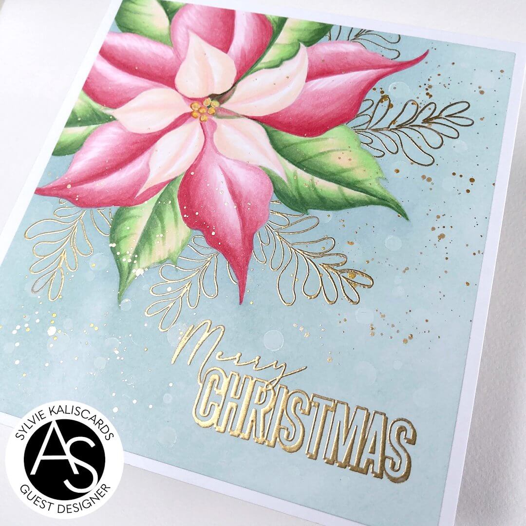 festive-poinsettia-alex-syberia-designs-stamps-dies-stencil-hotfoil-scrapbooking-christmas-holiday-collection-newyear-handmade-coloring-tutorial-scrapbooking-album-stencils-cardmaking-greeting-cards-ink-blending-hot-foiling-embossing-cardmaking-albums