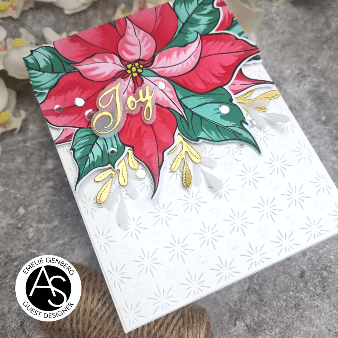 festive-poinsettia-alex-syberia-designs-stamps-dies-stencil-hotfoil-scrapbooking-christmas-holiday-collection-newyear-handmade-coloring-tutorial-scrapbooking-album-stencils-cardmaking-greeting-cards-ink-blending-hot-foiling-embossing-diecuts