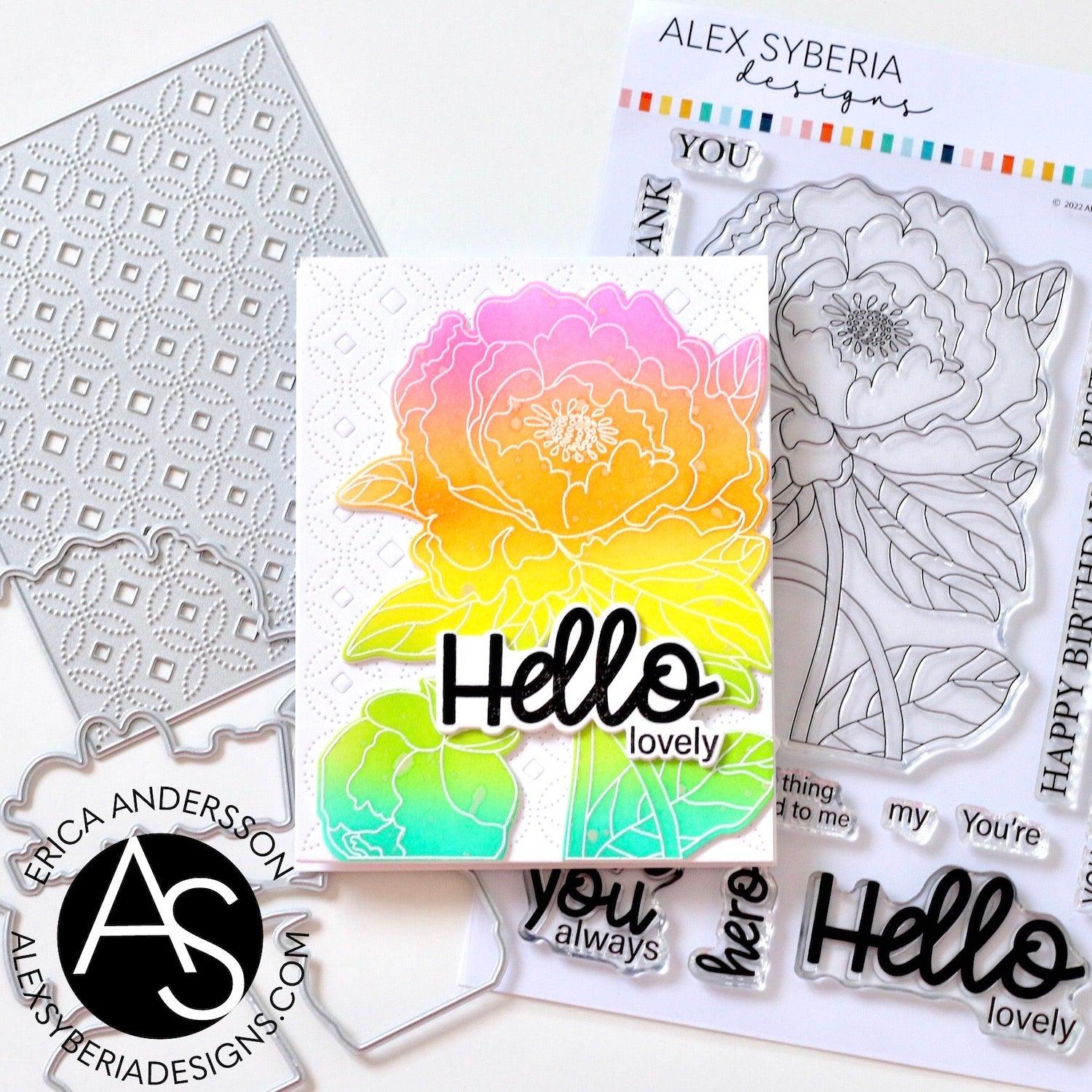 alex-syberia-designs-stamps-hello-lovely-fancy-background-die-cover-cardmaking-tutorials-tips-rainbow-cards-simon-says-stamp